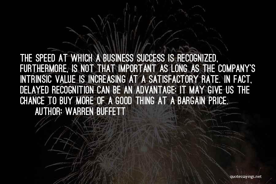 Success Delayed Quotes By Warren Buffett