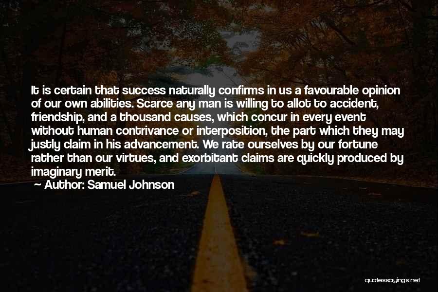 Success Event Quotes By Samuel Johnson