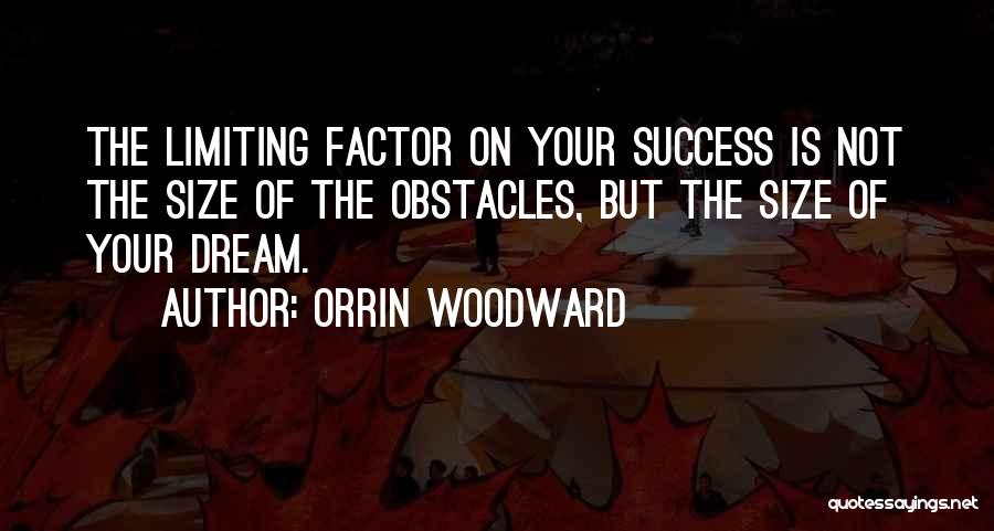 Success Factor Quotes By Orrin Woodward