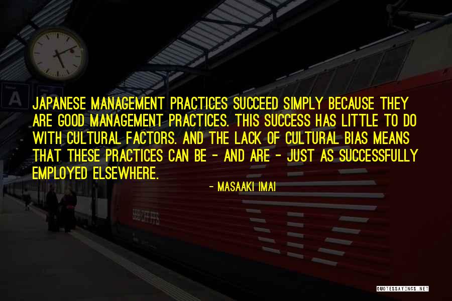 Success Factors Quotes By Masaaki Imai Success Factors Quotes By Masaaki Imai