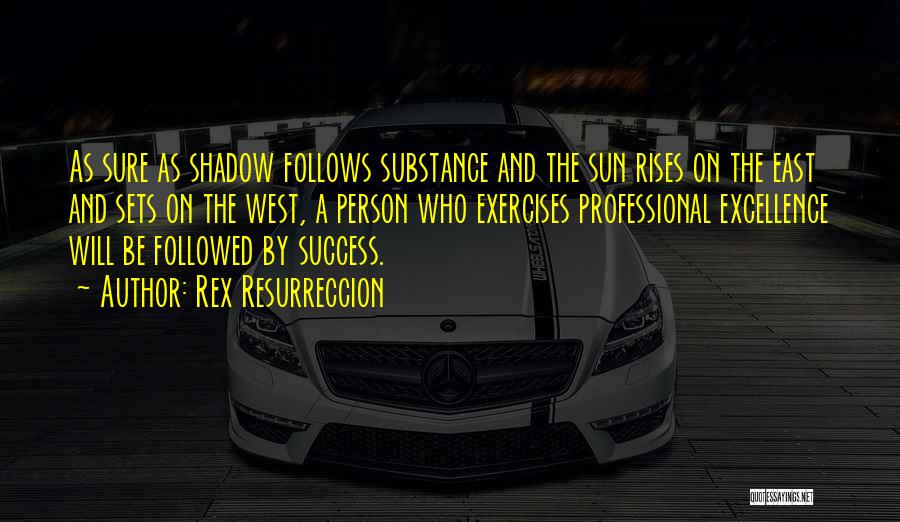 Success Follows Quotes By Rex Resurreccion