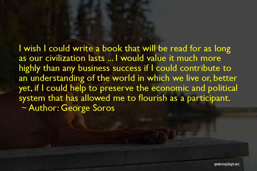 Success For Business Quotes By George Soros