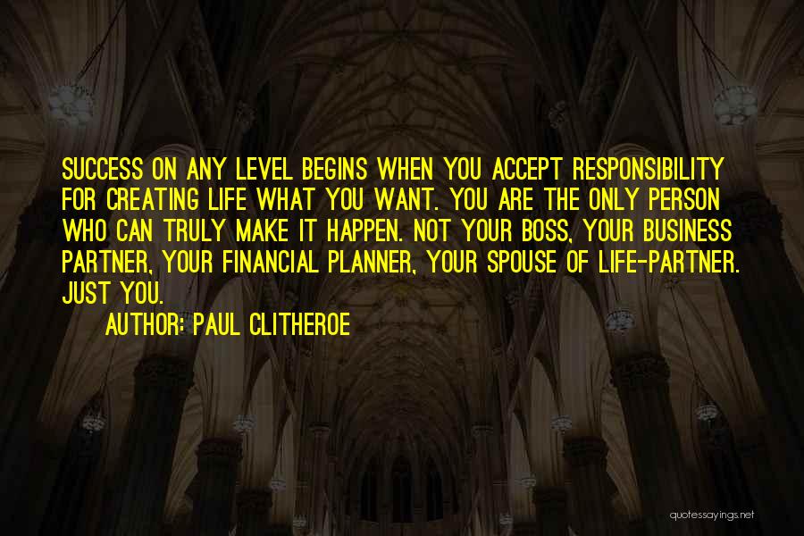 Success For Business Quotes By Paul Clitheroe