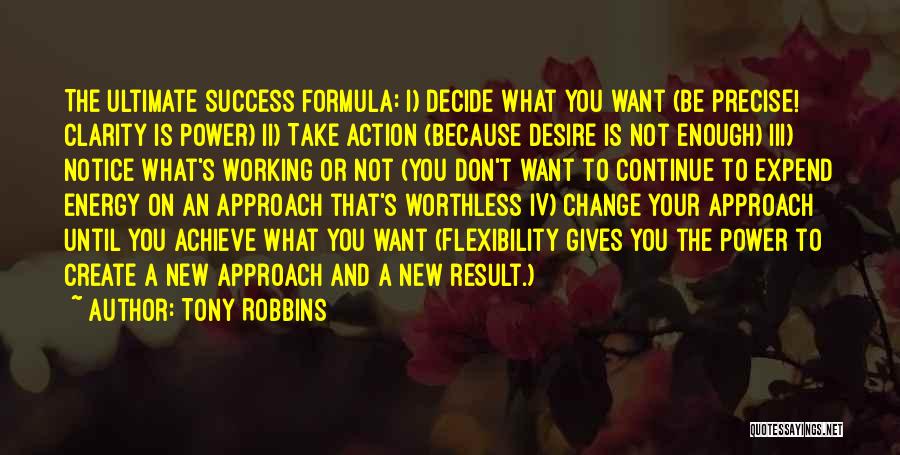 Success Formula Quotes By Tony Robbins