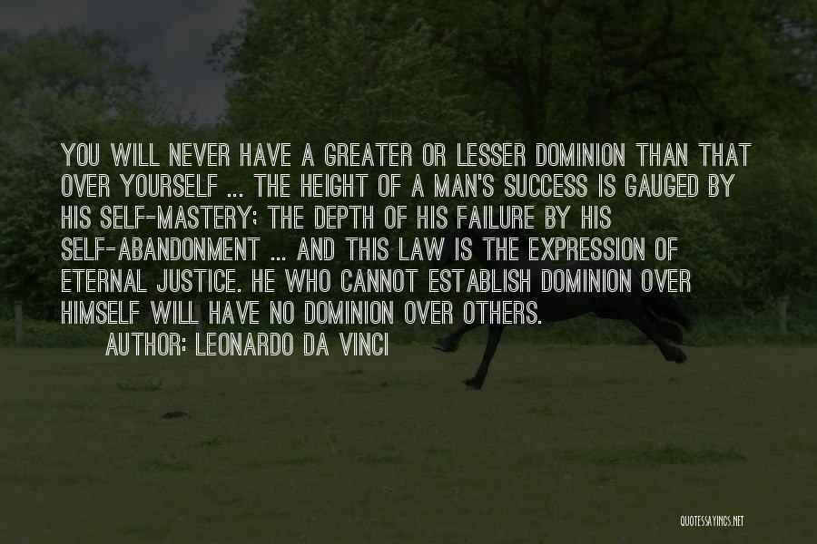 Success Height Quotes By Leonardo Da Vinci