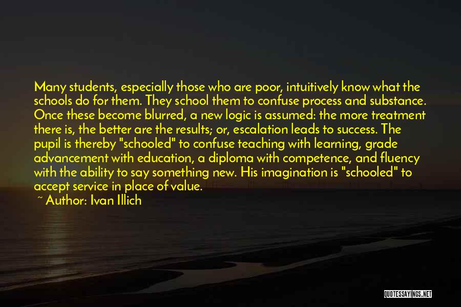 Success In Education Quotes By Ivan Illich