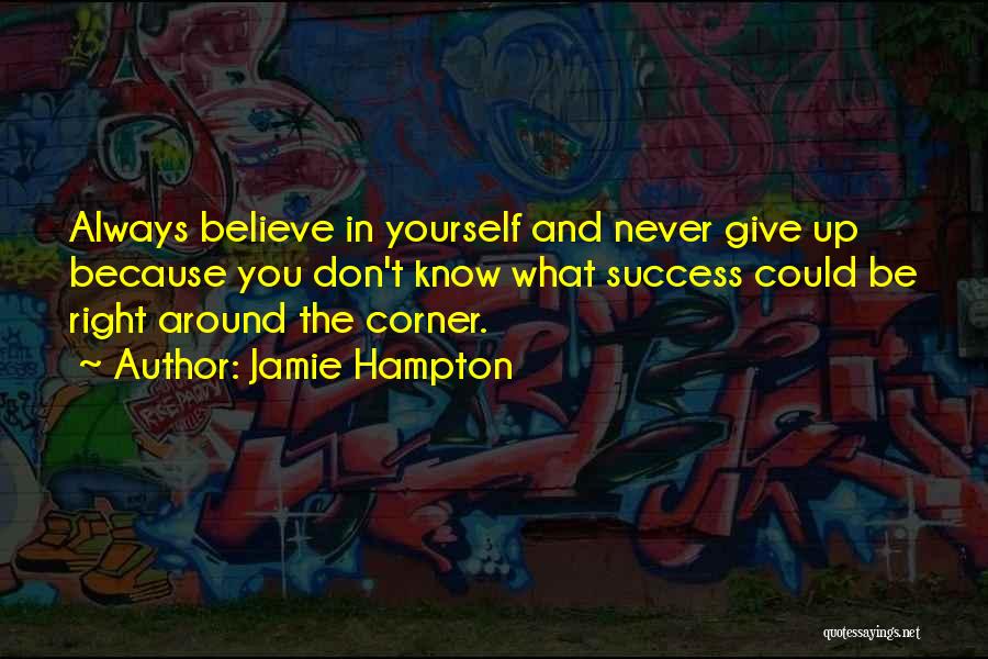 Success In Sports Quotes By Jamie Hampton