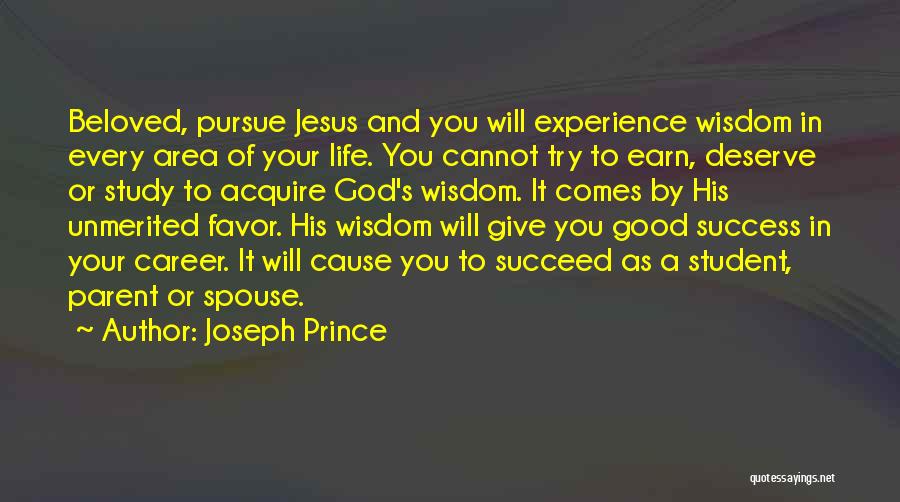 Success In Student Life Quotes By Joseph Prince