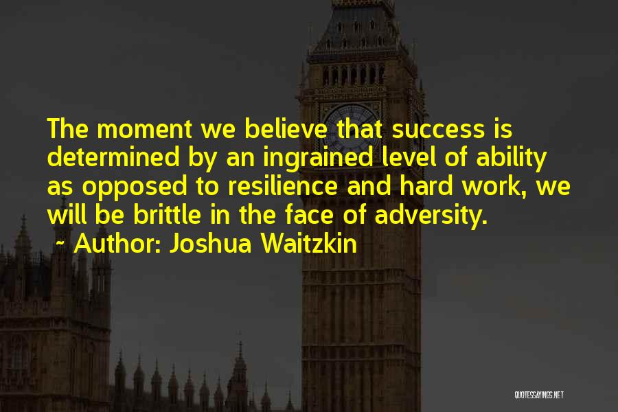 Success In The Face Of Adversity Quotes By Joshua Waitzkin