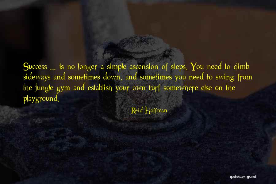 Success In The Gym Quotes By Reid Hoffman