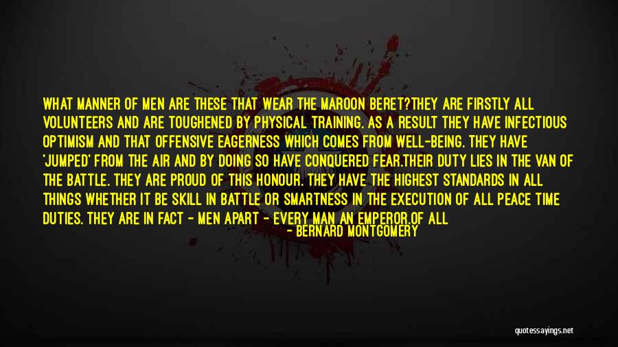 Success In Training Quotes By Bernard Montgomery Success In Training Quotes By Bernard Montgomery