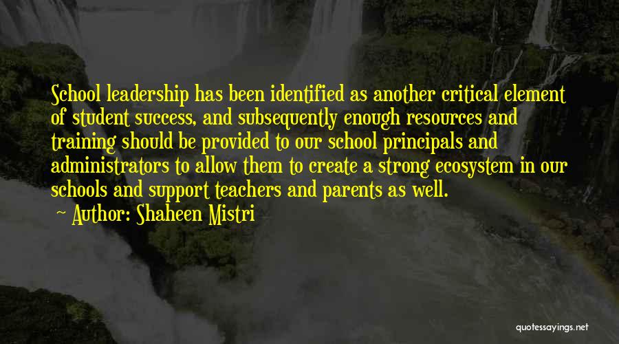 Success In Training Quotes By Shaheen Mistri