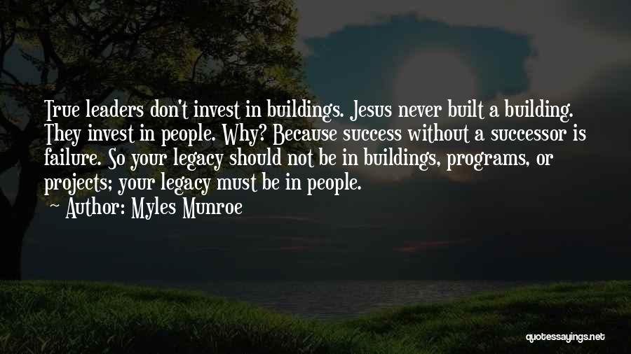 Success Is Built On Failure Quotes By Myles Munroe