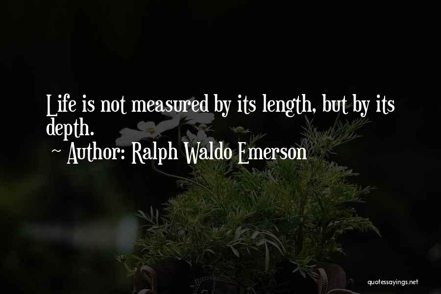 Success Is Measured Quotes By Ralph Waldo Emerson