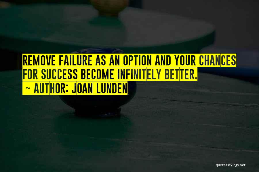 Success Is My Only Option Failure's Not Quotes By Joan Lunden