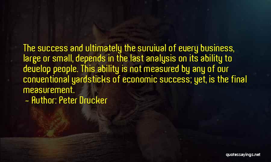 Success Is Not Measured By Quotes By Peter Drucker