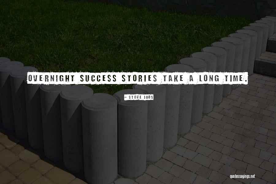 Success Is Not Overnight Quotes By Steve Jobs Success Is Not Overnight Quotes By Steve Jobs