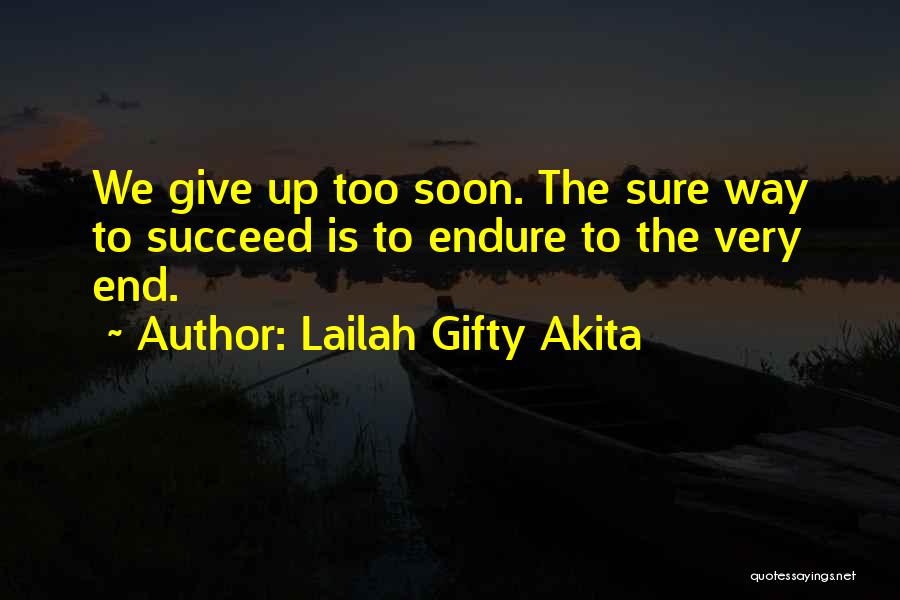 Success Is Sure Quotes By Lailah Gifty Akita