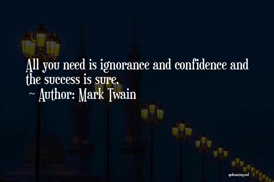 Success Is Sure Quotes By Mark Twain