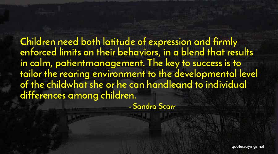 Success Is The Key Quotes By Sandra Scarr Success Is The Key Quotes By Sandra Scarr