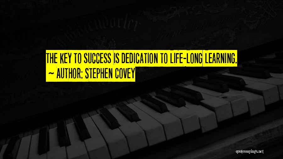 Success Is The Key Quotes By Stephen Covey