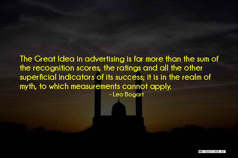 Success Is The Sum Quotes By Leo Bogart Success Is The Sum Quotes By Leo Bogart