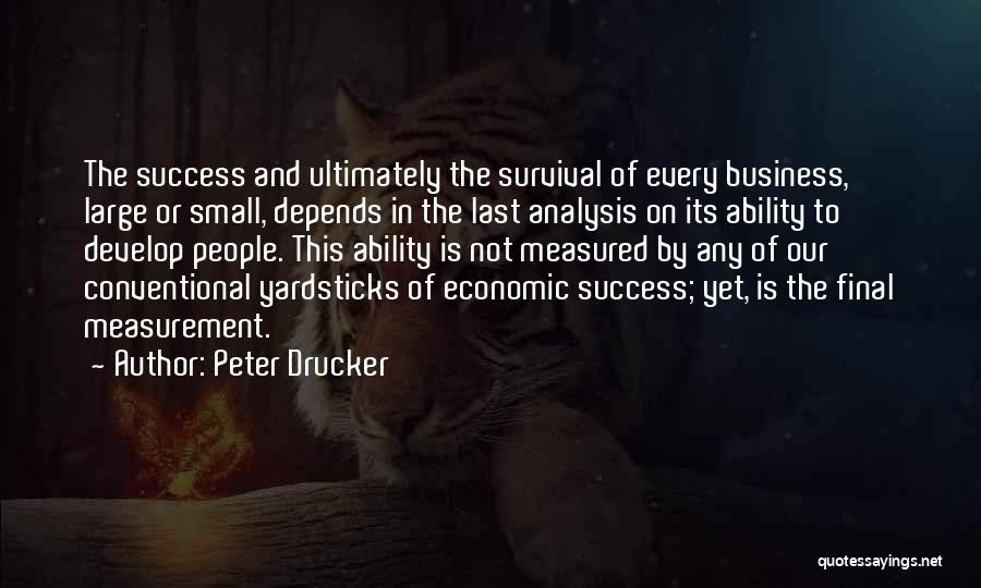 Success Measured Quotes By Peter Drucker