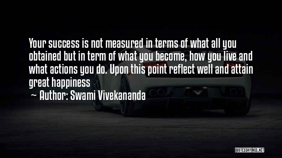 Success Measured Quotes By Swami Vivekananda