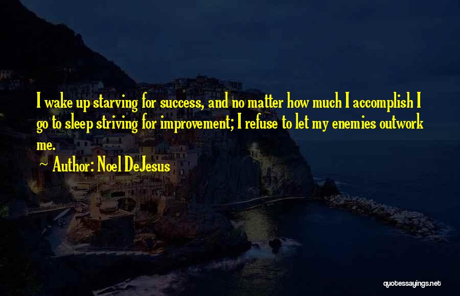 Success No Sleep Quotes By Noel DeJesus