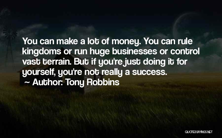 Success Not Money Quotes By Tony Robbins
