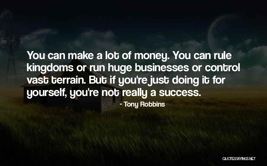 Success Not Money Quotes By Tony Robbins