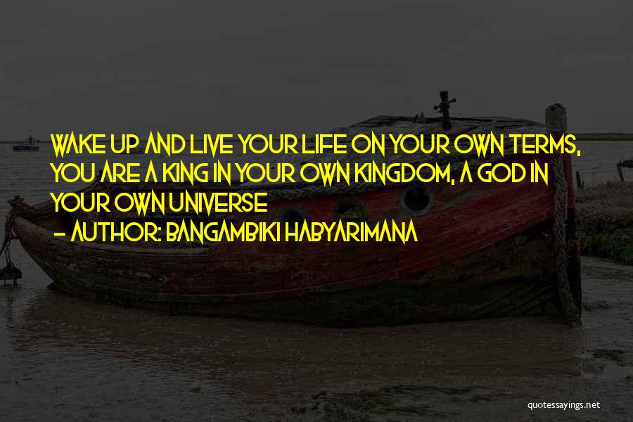 Success On Your Own Quotes By Bangambiki Habyarimana