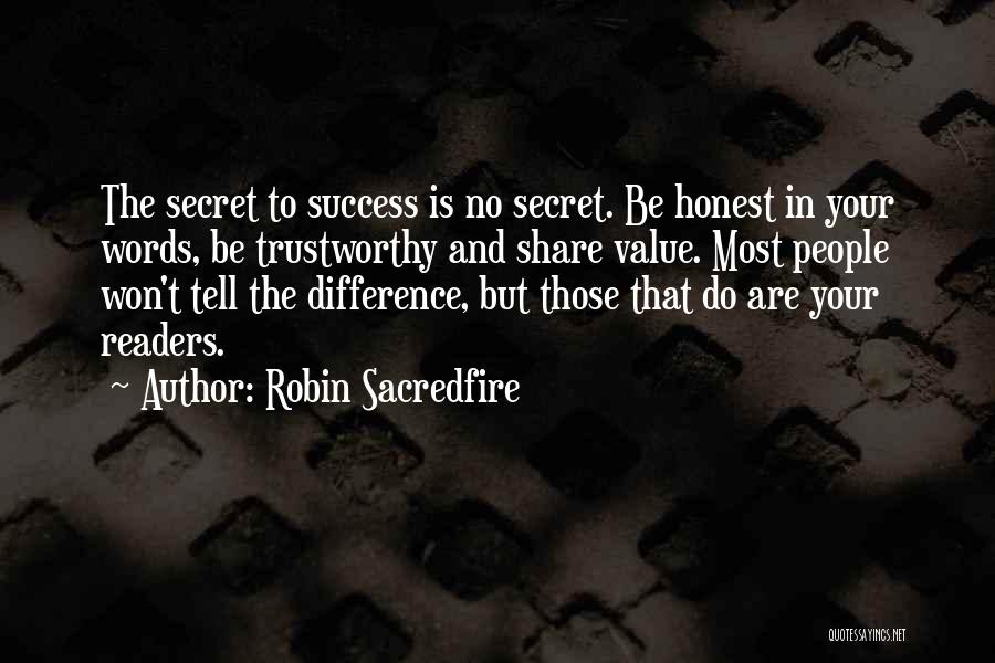 Success People Quotes By Robin Sacredfire