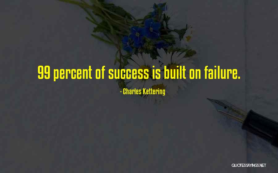 Success Percent Quotes By Charles Kettering