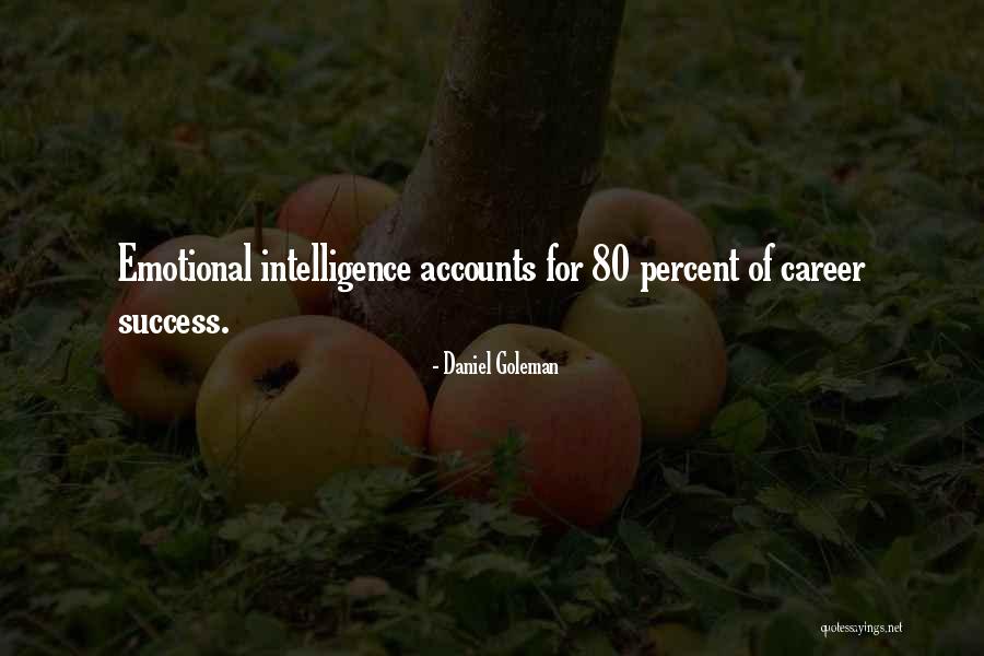 Success Percent Quotes By Daniel Goleman