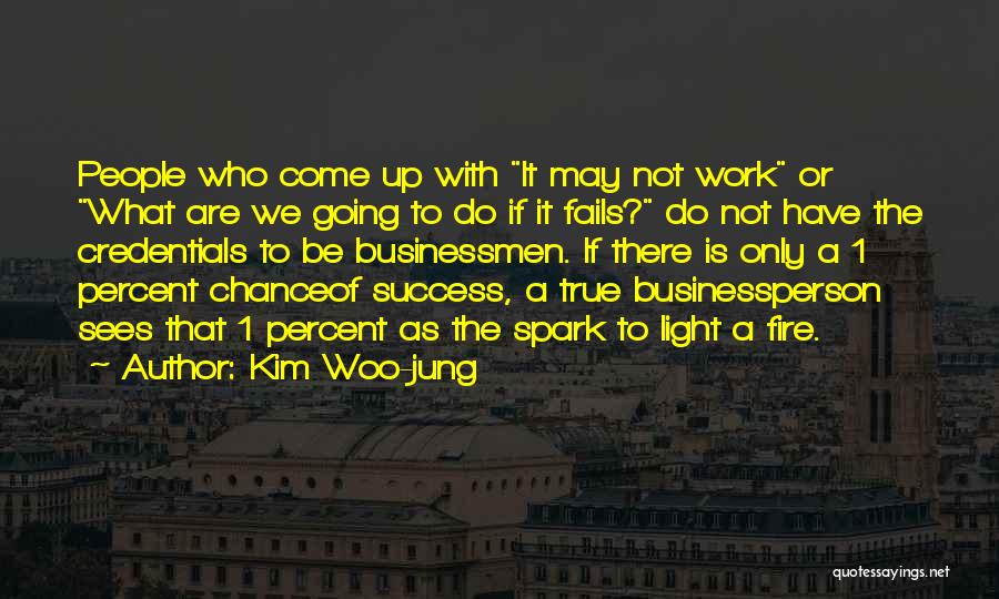 Success Percent Quotes By Kim Woo-jung