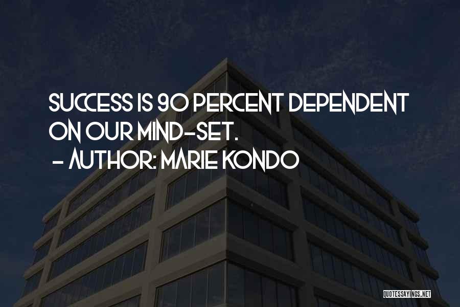 Success Percent Quotes By Marie Kondo