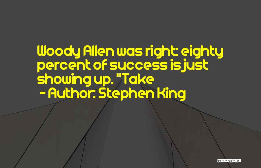 Success Percent Quotes By Stephen King