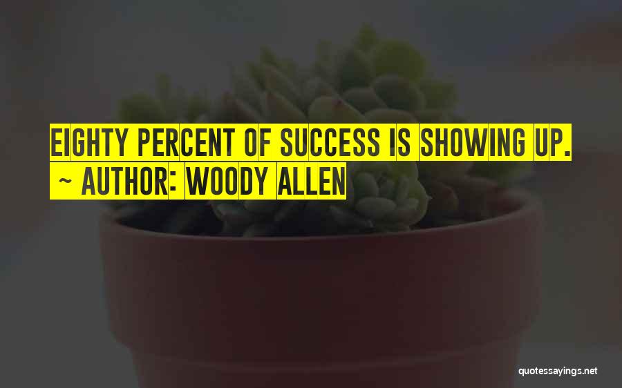 Success Percent Quotes By Woody Allen