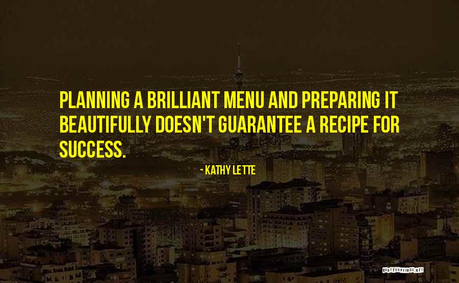 Success Planning Quotes By Kathy Lette Success Planning Quotes By Kathy Lette