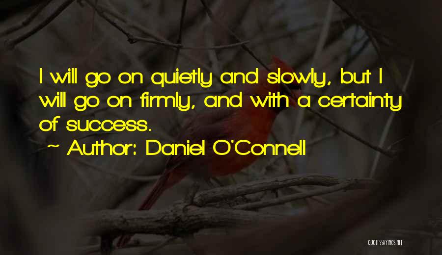 Success Quietly Quotes By Daniel O'Connell