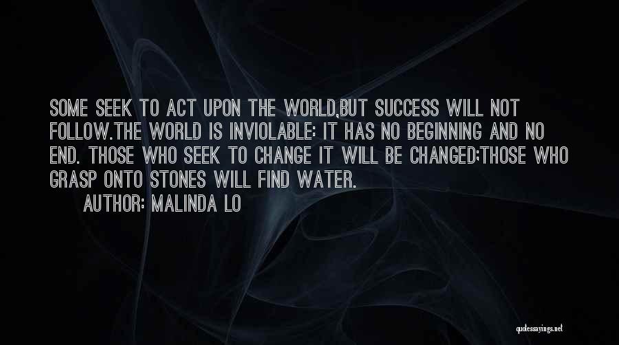 Success Will Follow Quotes By Malinda Lo