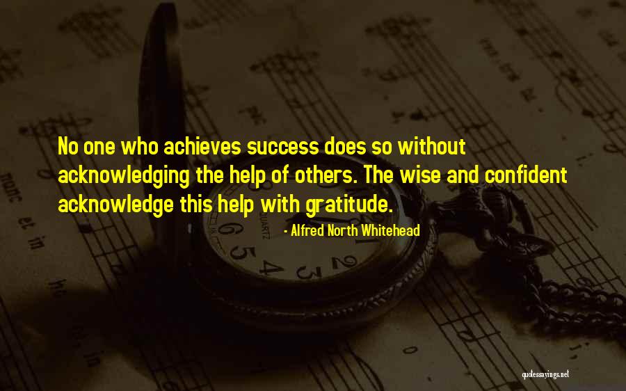 Success With The Help Of Others Quotes By Alfred North Whitehead