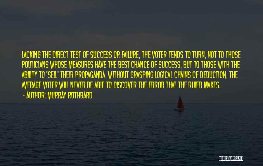 Success Without Failure Quotes By Murray Rothbard