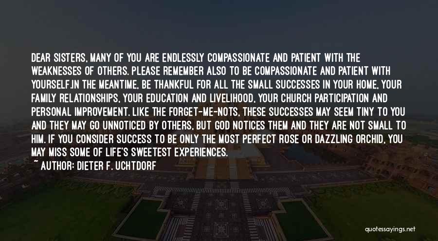 Successes In Life Quotes By Dieter F. Uchtdorf