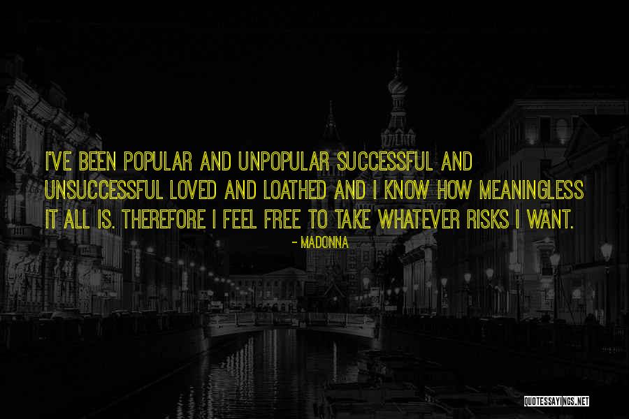 Successful And Unsuccessful Quotes By Madonna Successful And Unsuccessful Quotes By Madonna