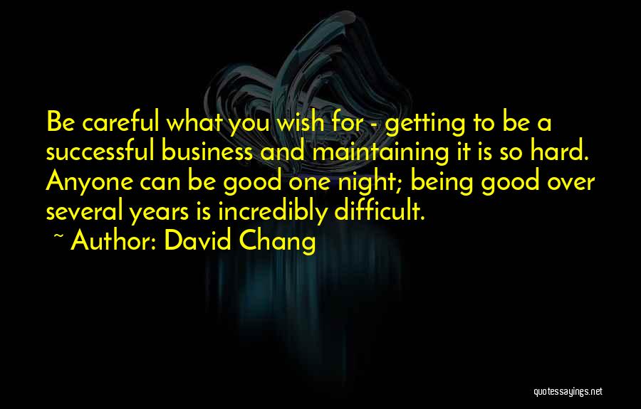 Successful Business Quotes By David Chang