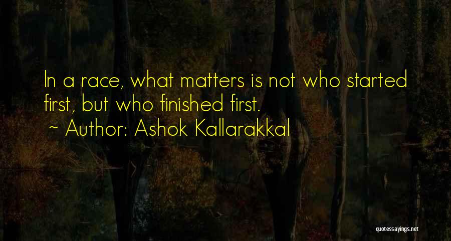 Successful Career Quotes By Ashok Kallarakkal