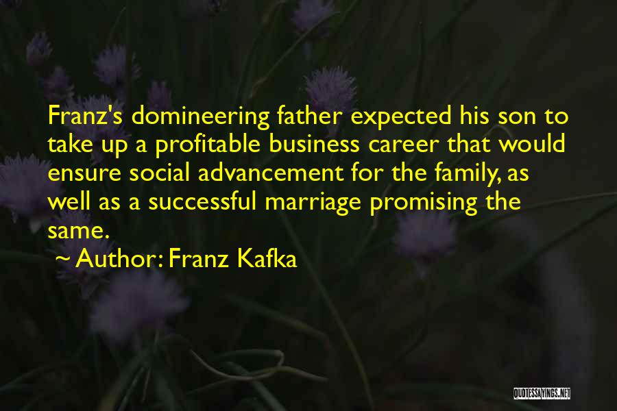 Successful Career Quotes By Franz Kafka