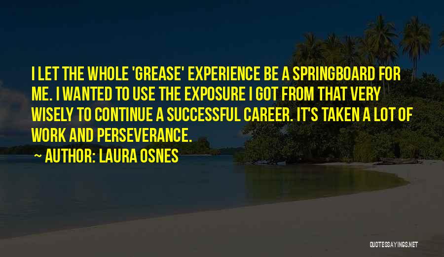 Successful Career Quotes By Laura Osnes